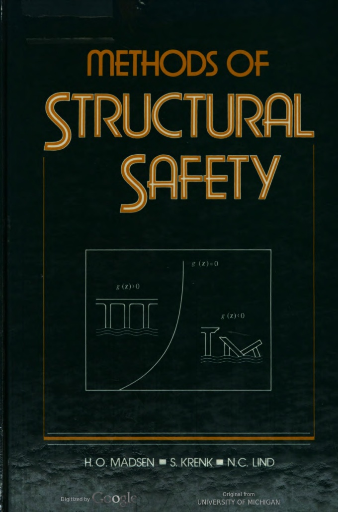 Methods of structural safety BY Madsen - Scanned pdf